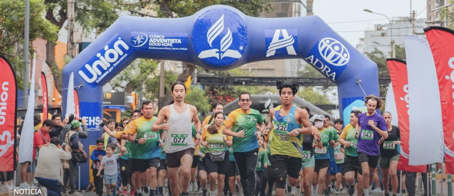 Iglesia Adventista promueve la salud con eventos deportivos en el sur del Perú